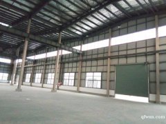 白蒲鎮(zhèn)全新鋼結(jié)構(gòu)廠(chǎng)房，一萬(wàn)平，層高16米，可架行車(chē)，各種大車(chē)