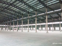 白蒲鎮(zhèn)全新鋼結(jié)構(gòu)廠房，層高15米，10噸行車各種大車可進(jìn)